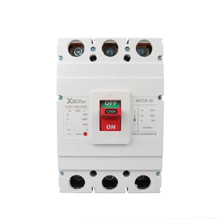 Disjoncteur de boîtier de module 1250a 3 pôles Tpn 50ka