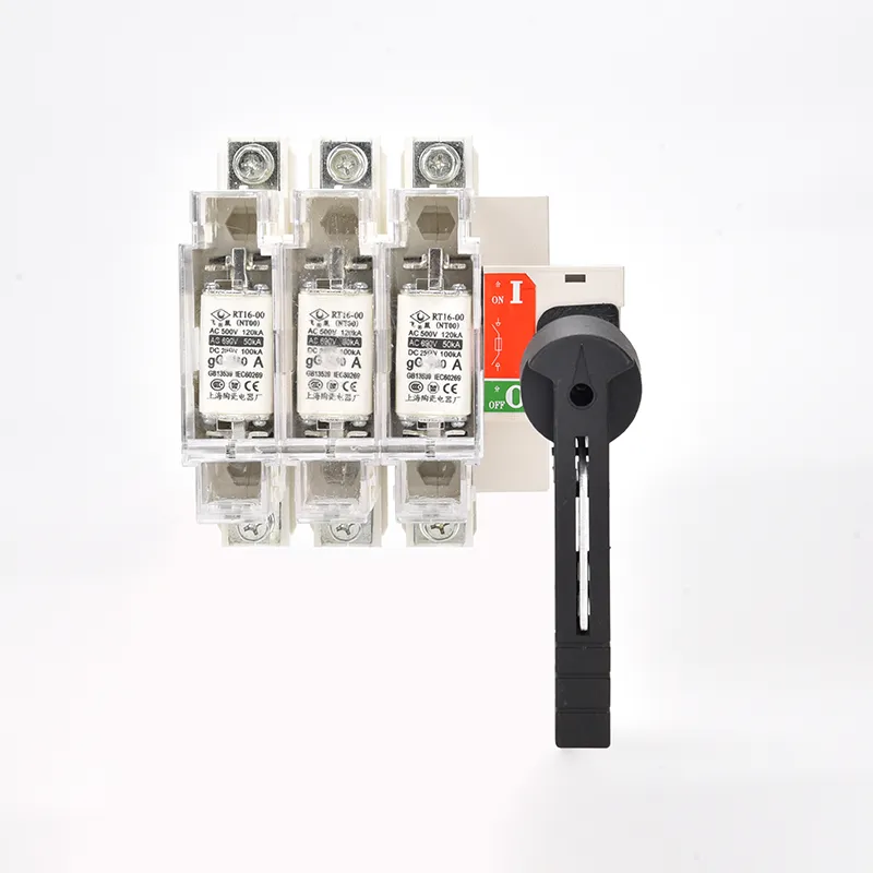 Commutateur d'isolateur de fusible triphasé AC